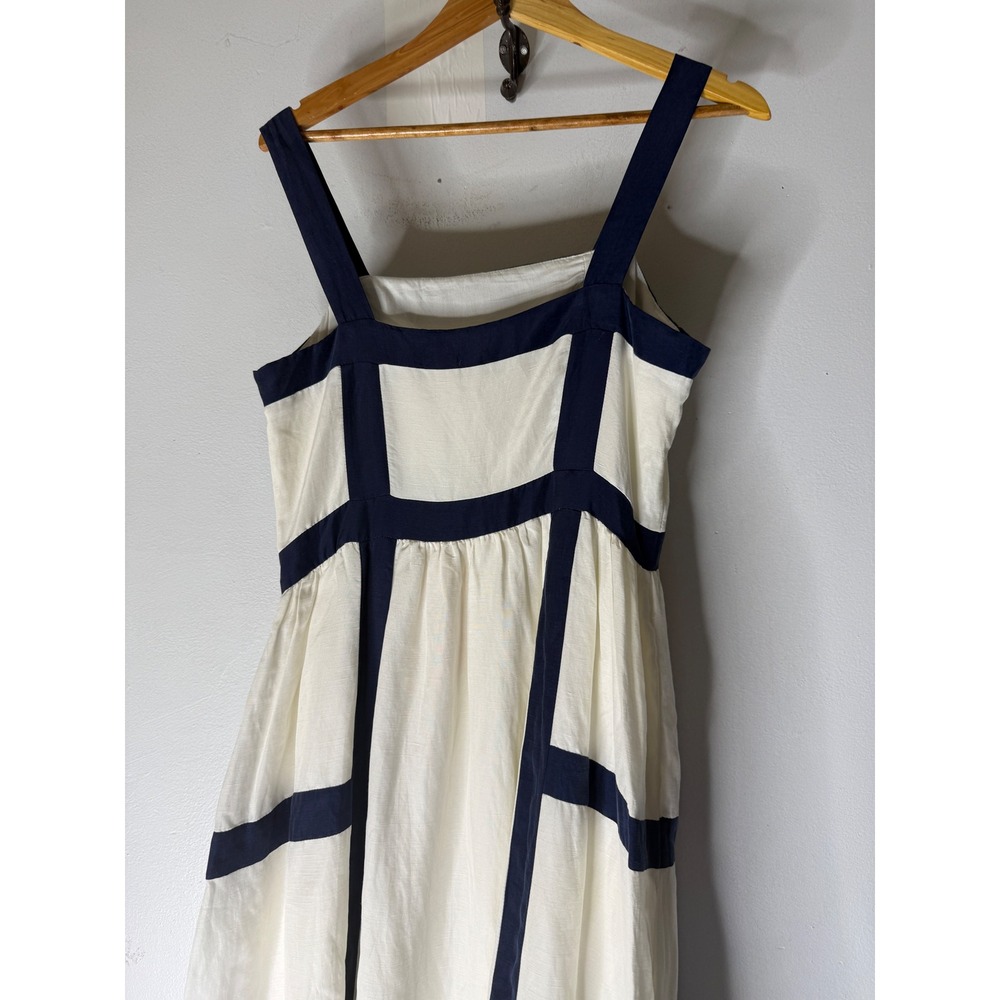Sancia The Julietta Midnight Midi Pockets Linen Blend Dress medium NWT - Picture 4 of 7